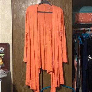 Coral soft knit cardigan